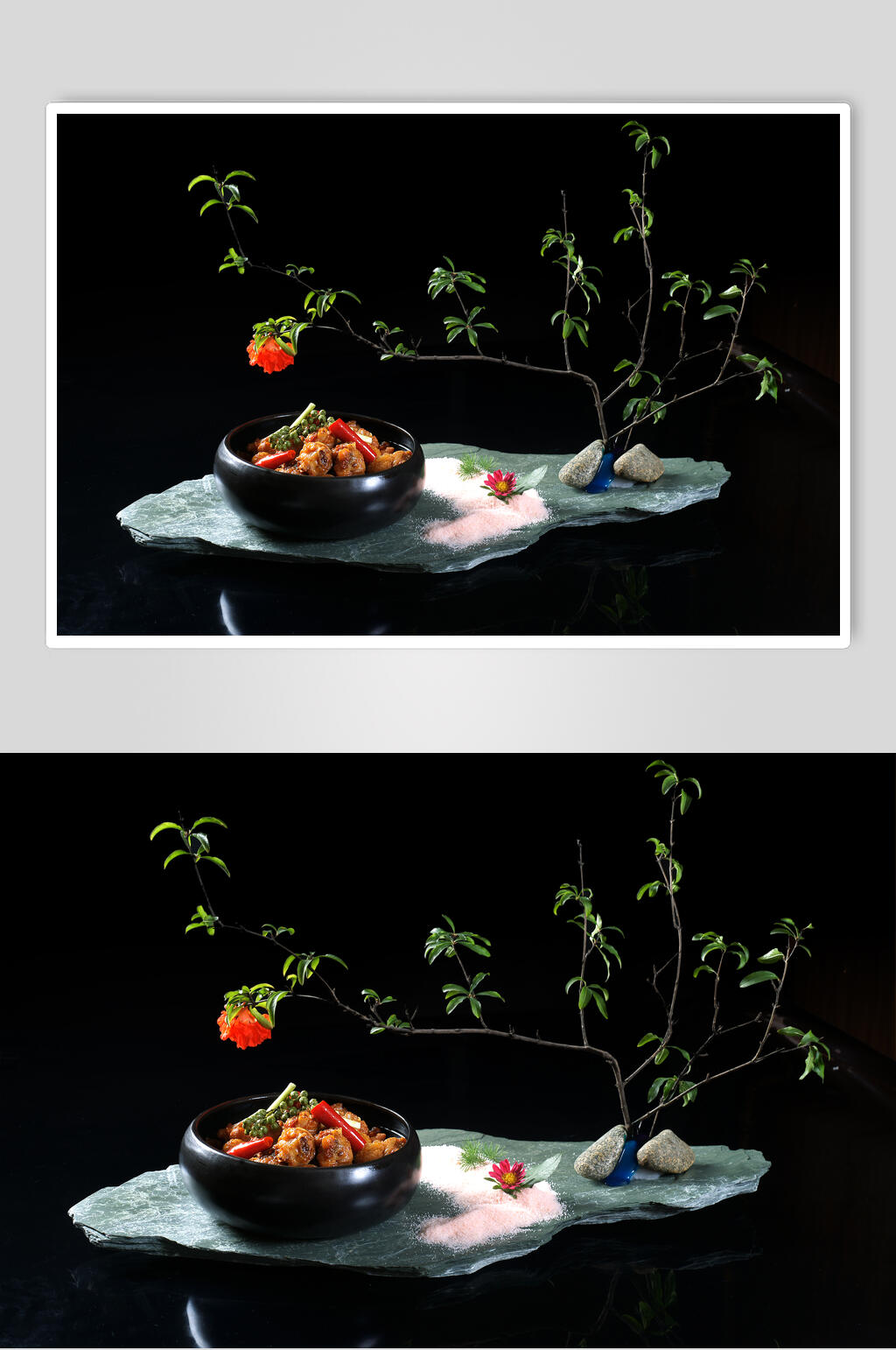 高端美味花椒鸡食品高清图片素材