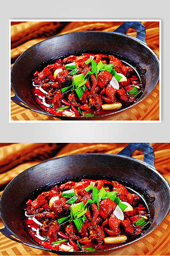 干锅杜家鸡食品高清图片