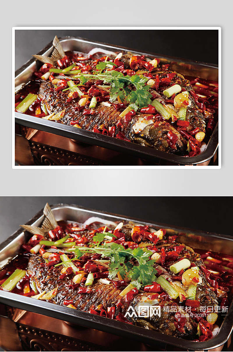 美味香辣烤鱼美食食品图片素材