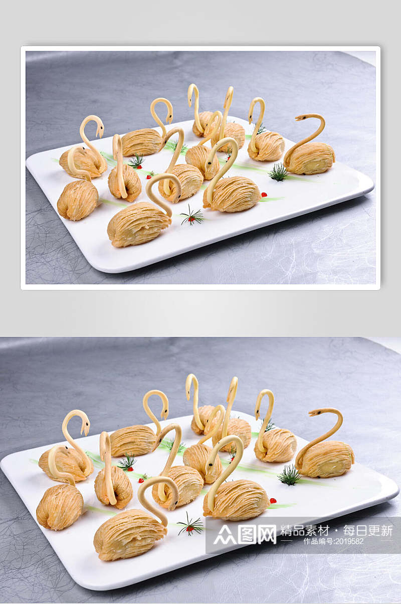 天鹅酥餐饮食品图片素材