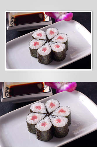 寿司类金枪鱼卷寿司高清图片
