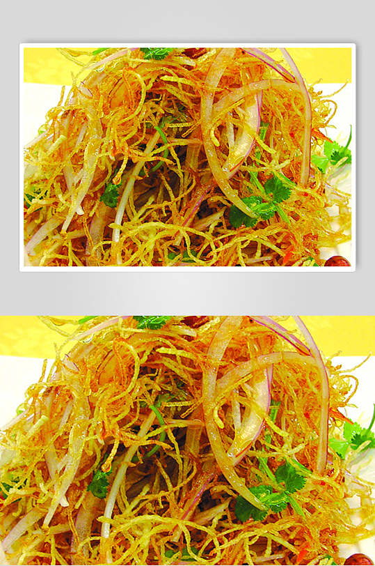 满口香素菜餐饮食物图片