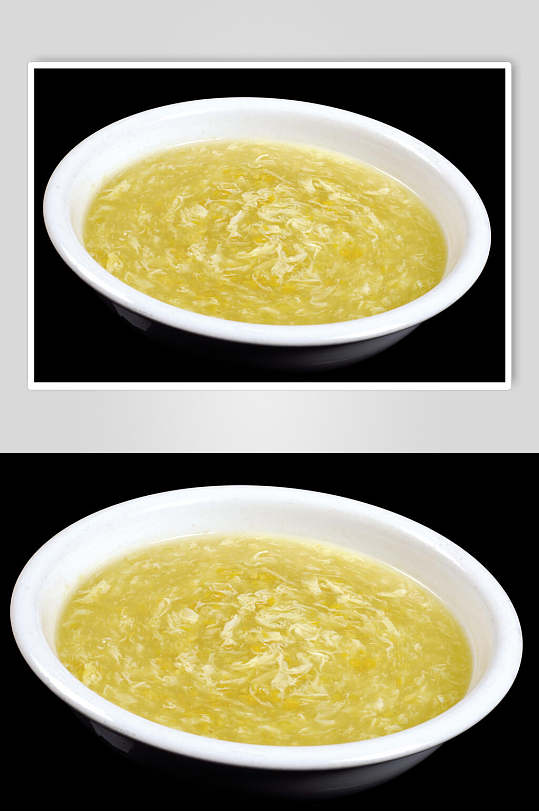 凤凰粟米羹美食摄影图片