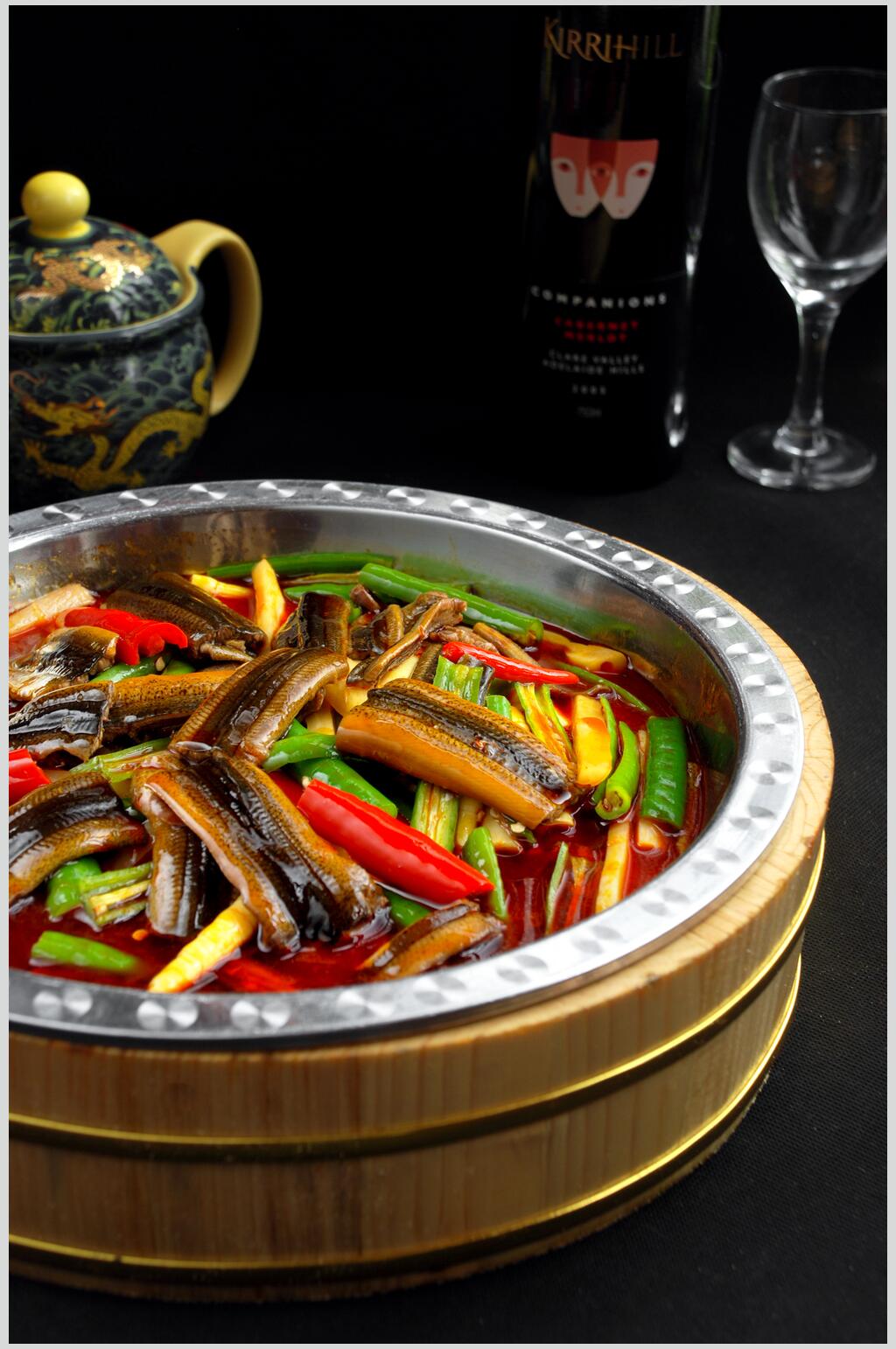 仔姜鳝鱼美食食品图片素材