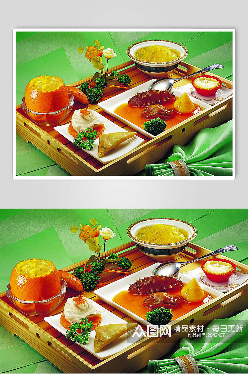 粤潮皇宫廷御套美食食物图片素材