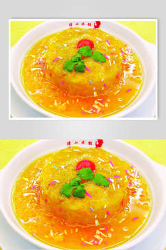 金黄南瓜八宝饭美食高清图片