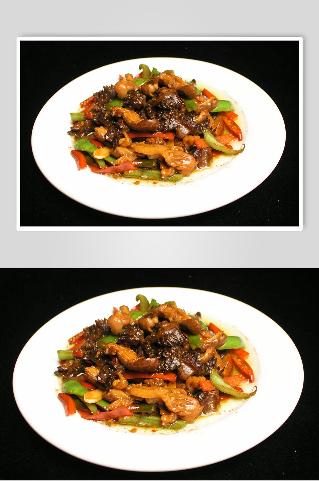 鸡肫爆脆肚美食摄影图片素材