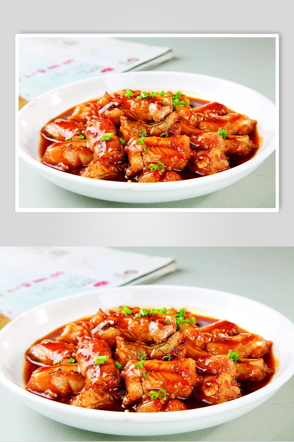 红烧九肚鱼美食高清图片素材