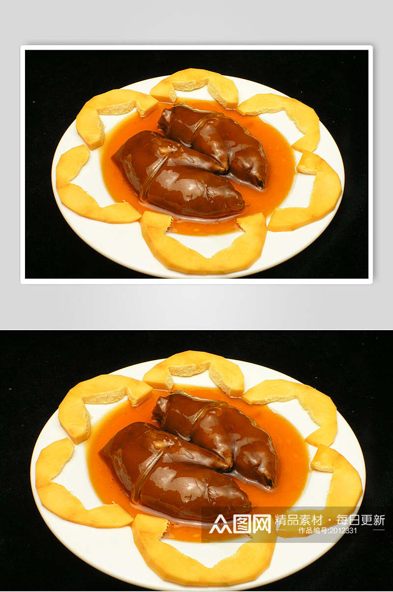 木瓜百味猪手食品摄影图片素材