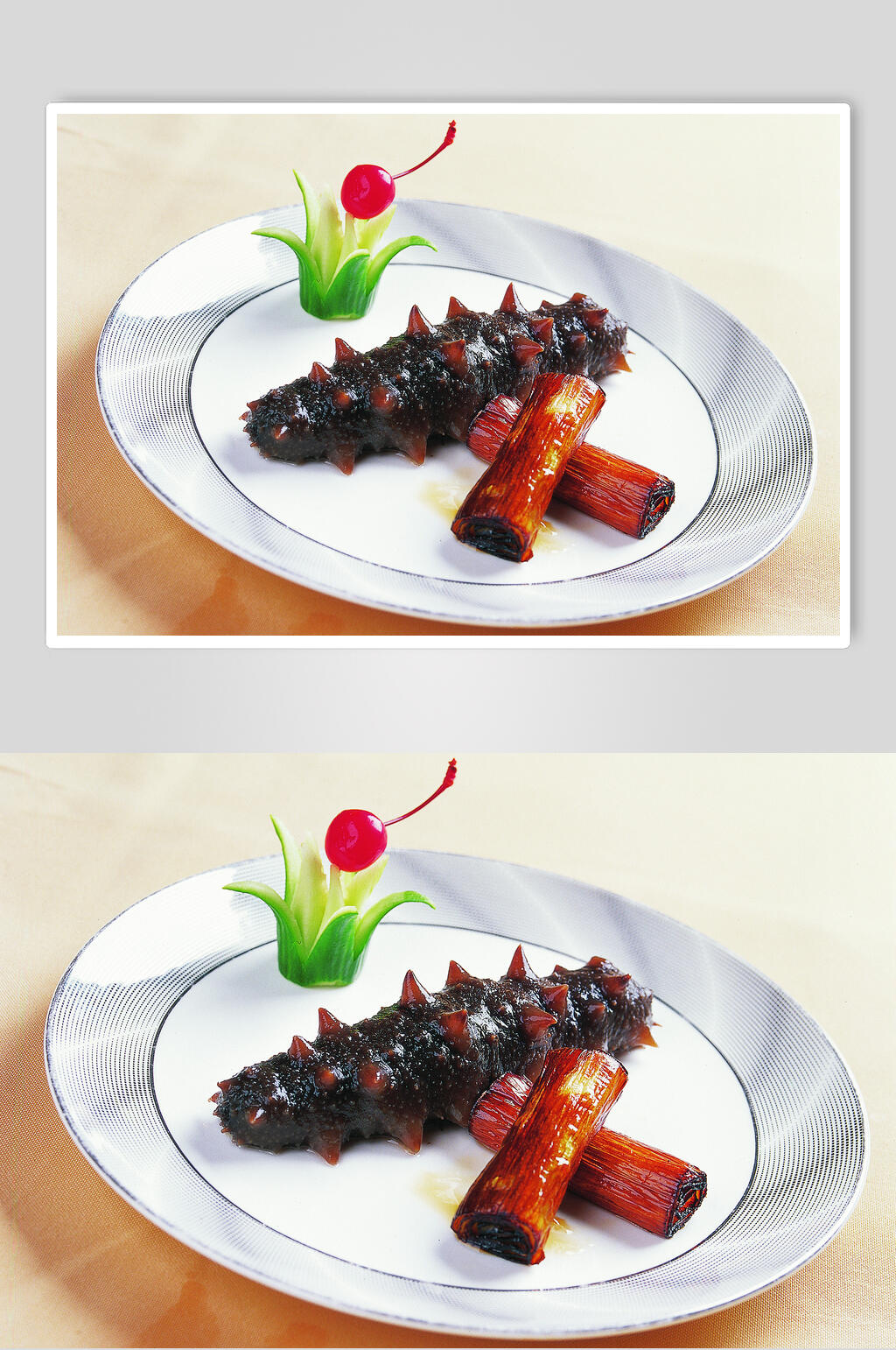 京葱爆辽参美食食品图片素材