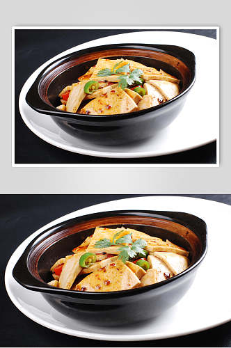 砂窝千页豆腐美食食品图片