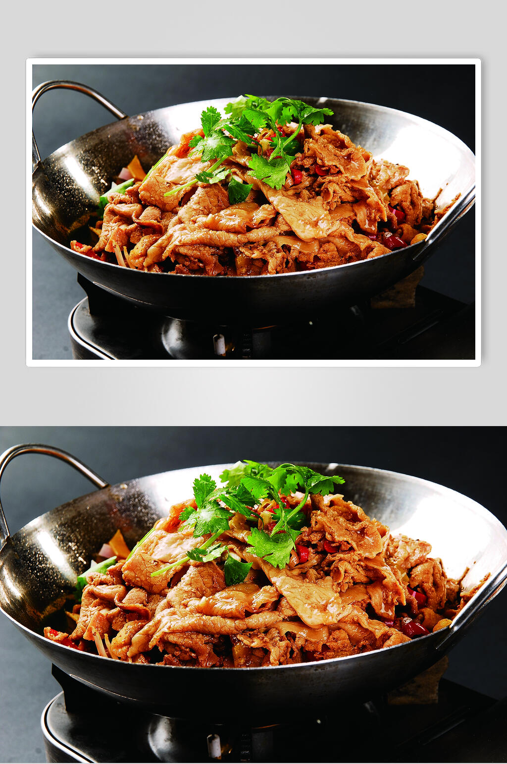 干锅辣仔肥牛美食图片素材