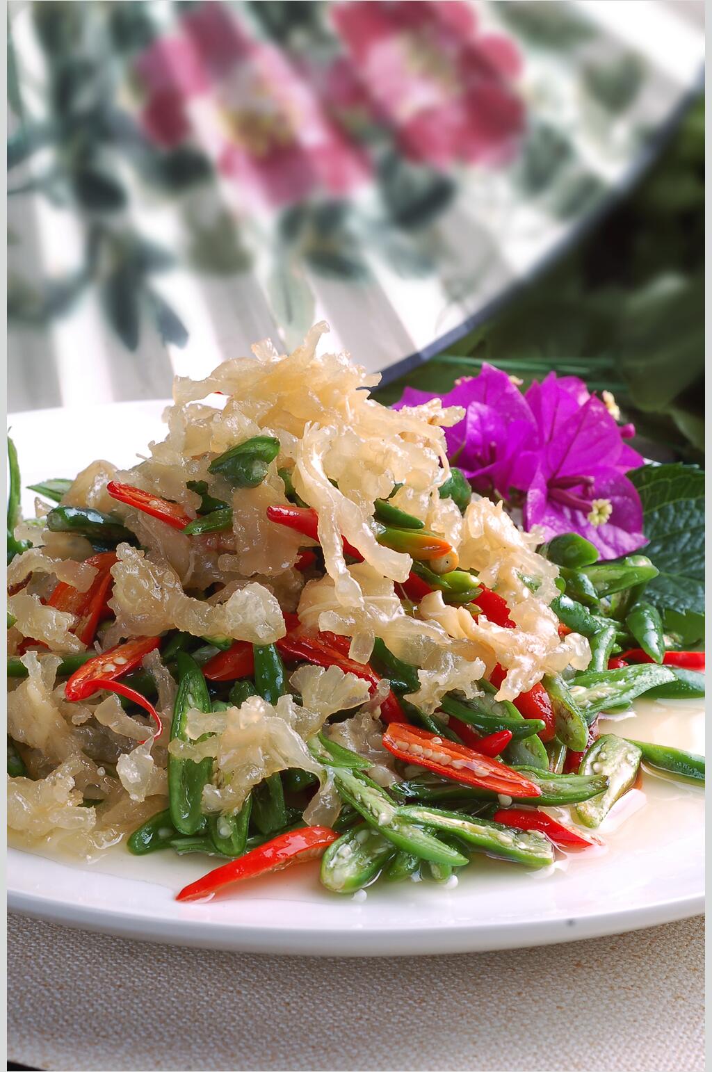 双椒凤筋美食摄影图片素材
