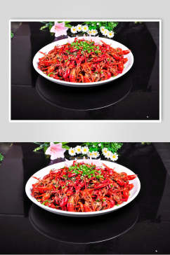 精品美味麻辣小龙虾食物摄影图片