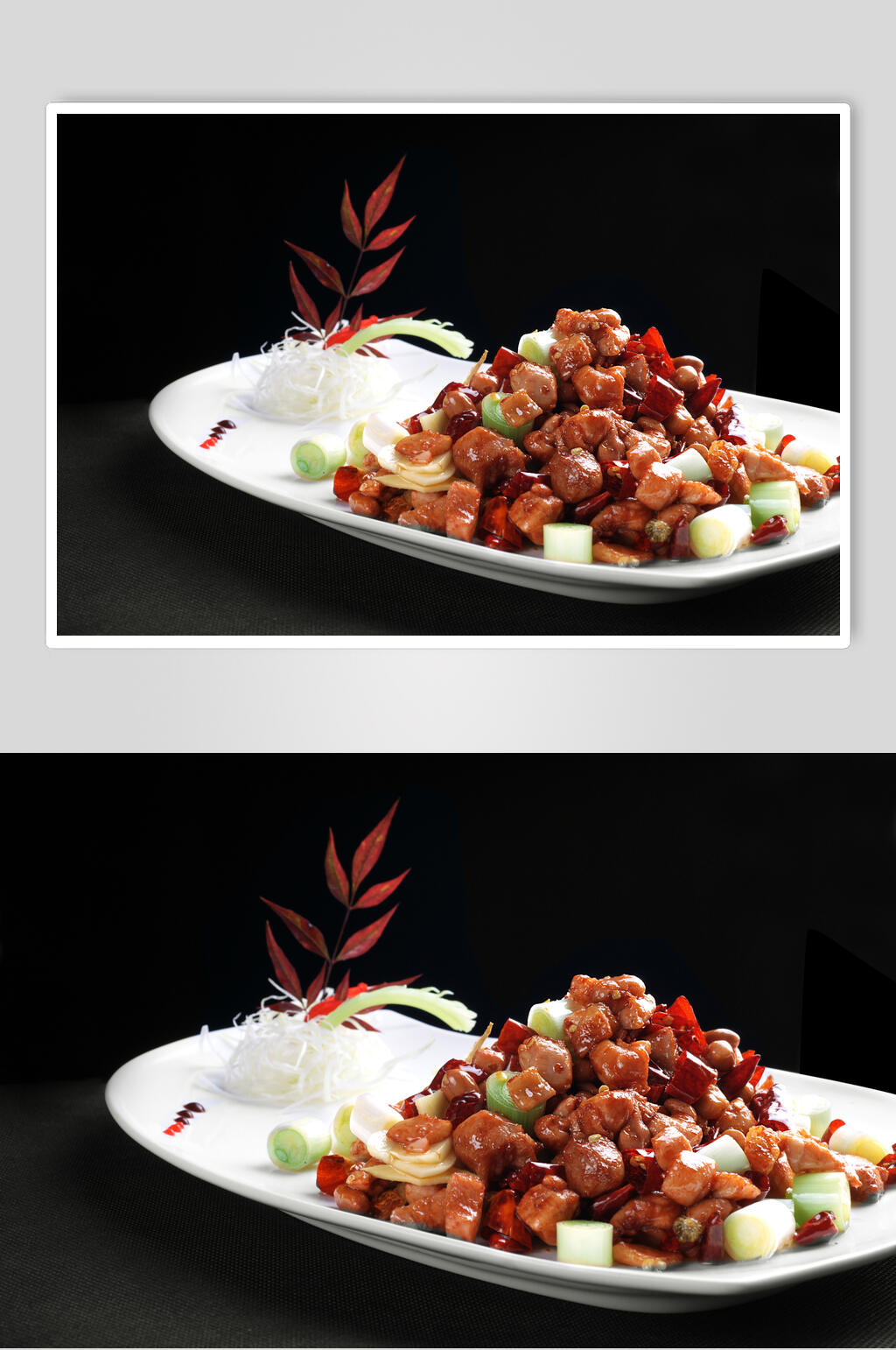 鲜香美味宫保鸡丁食品高清图片素材
