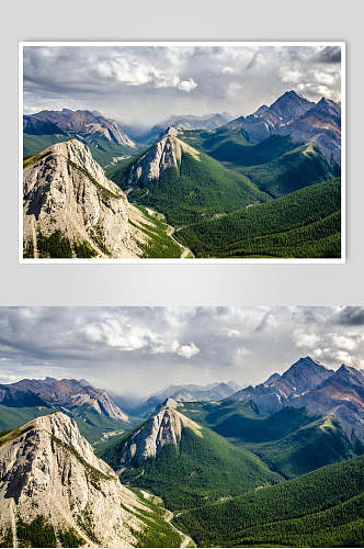 山峰山脉风景图片层峦叠嶂摄影视觉图