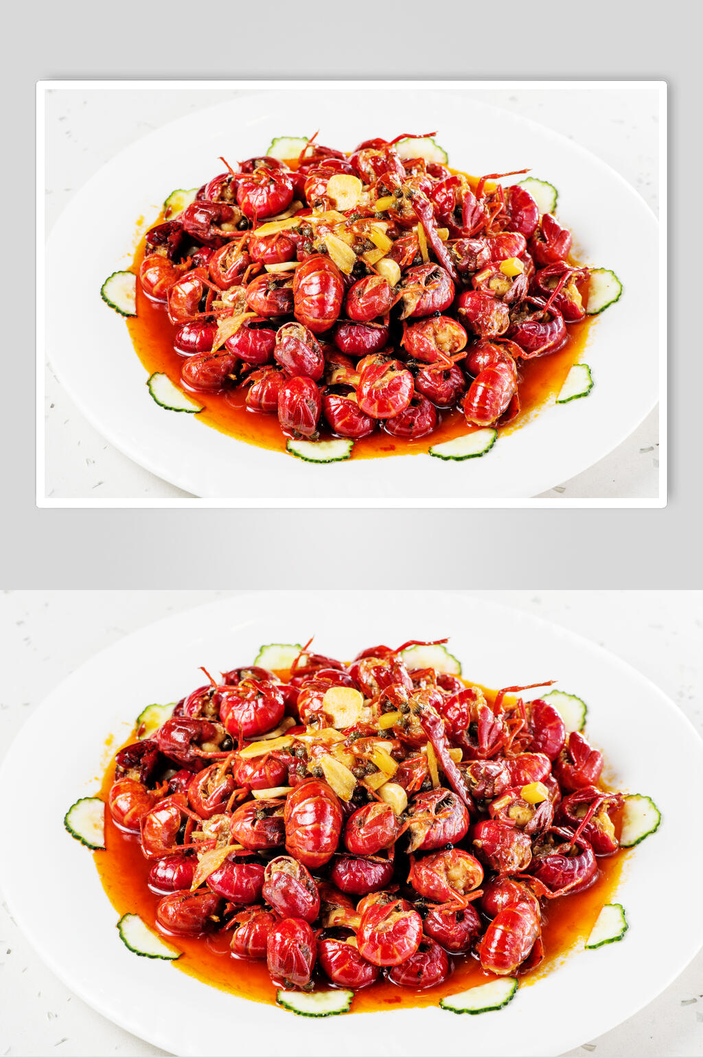 鲜香美味麻辣小龙虾食物图片素材