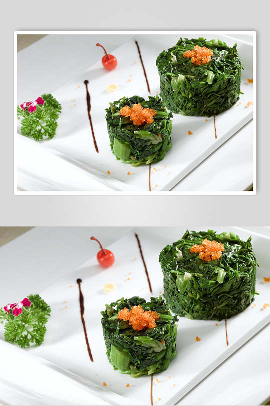 山野荠荠菜美食摄影图片
