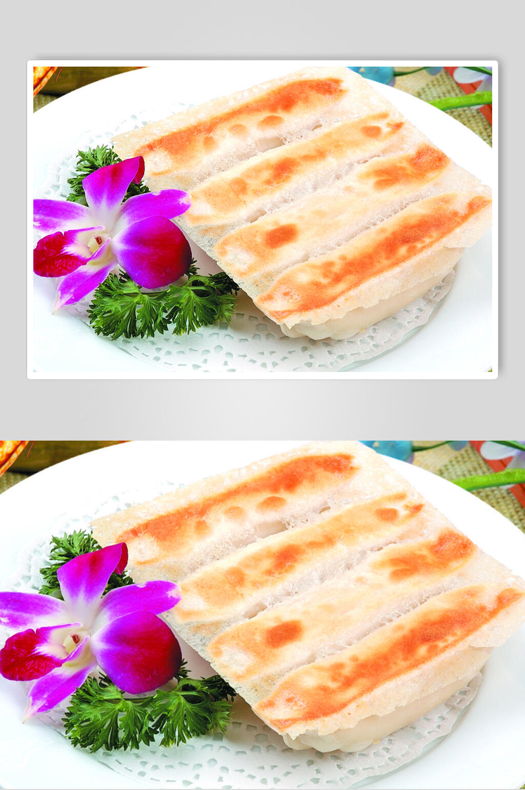 海参锅贴美食食品图片素材