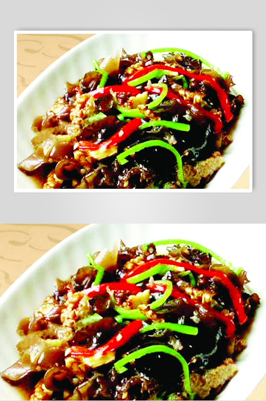 香辣美味爽口黑木耳食物摄影图片素材