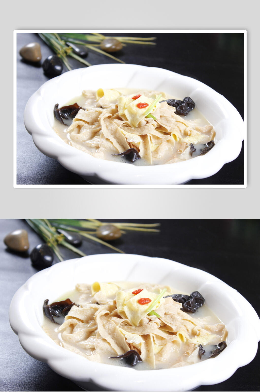 美味井冈山豆皮美食图片素材