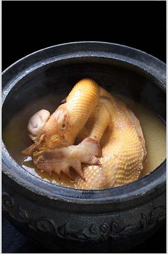 皇龙客家煨鸡食品高清图片