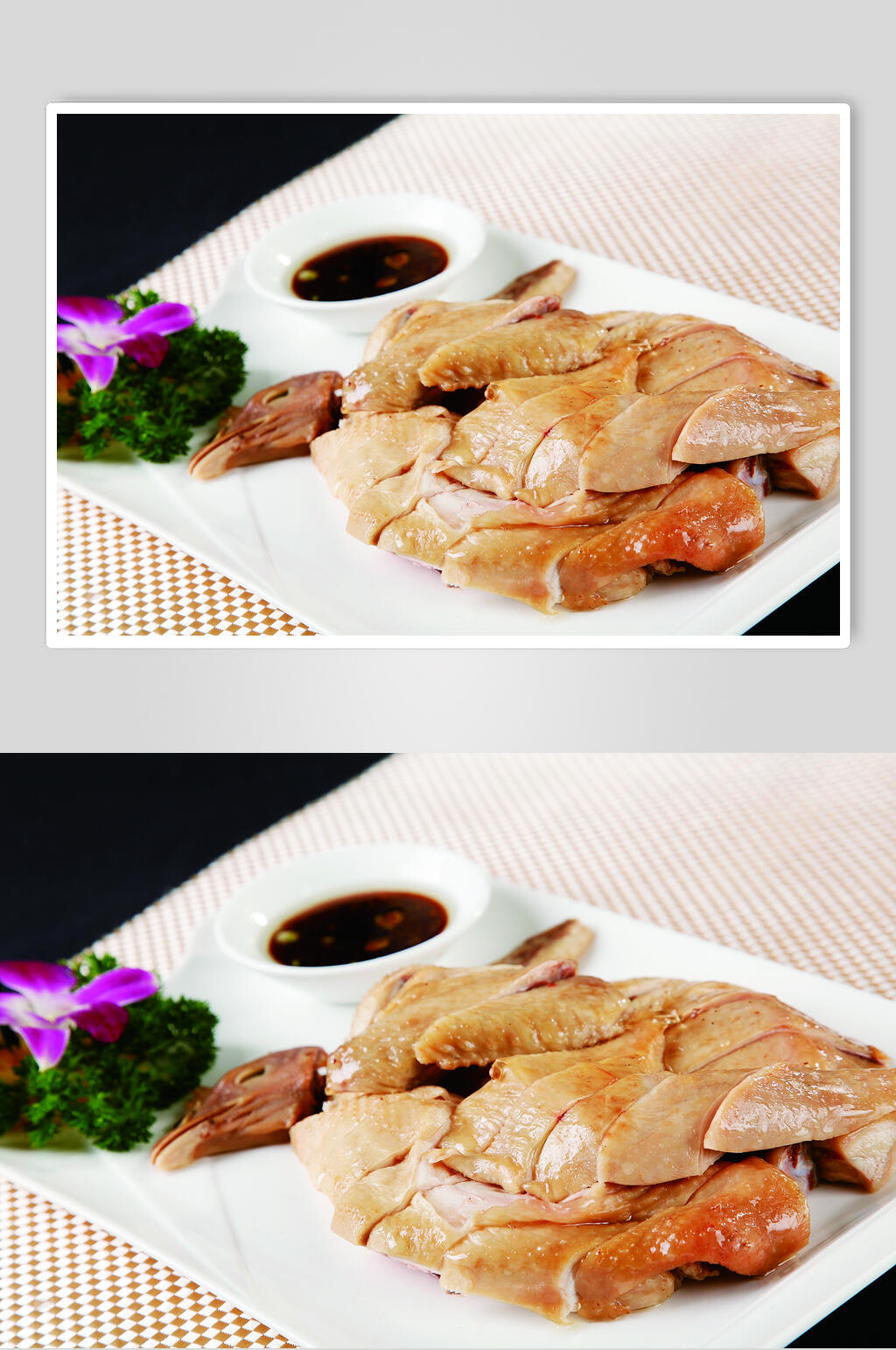 美味盐焗鸡食物摄影图片素材