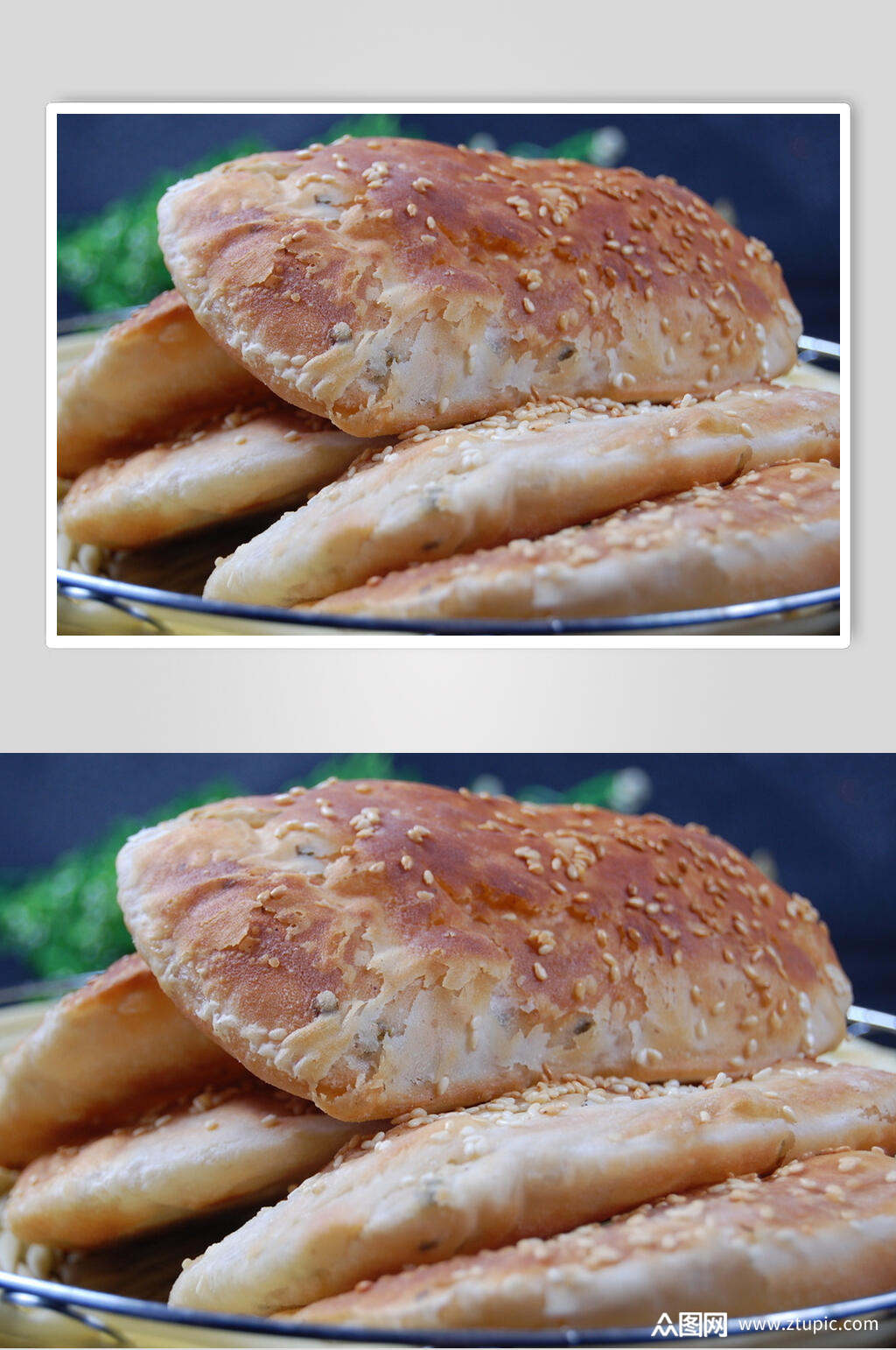 蒙城酥皮饼美食摄影图片