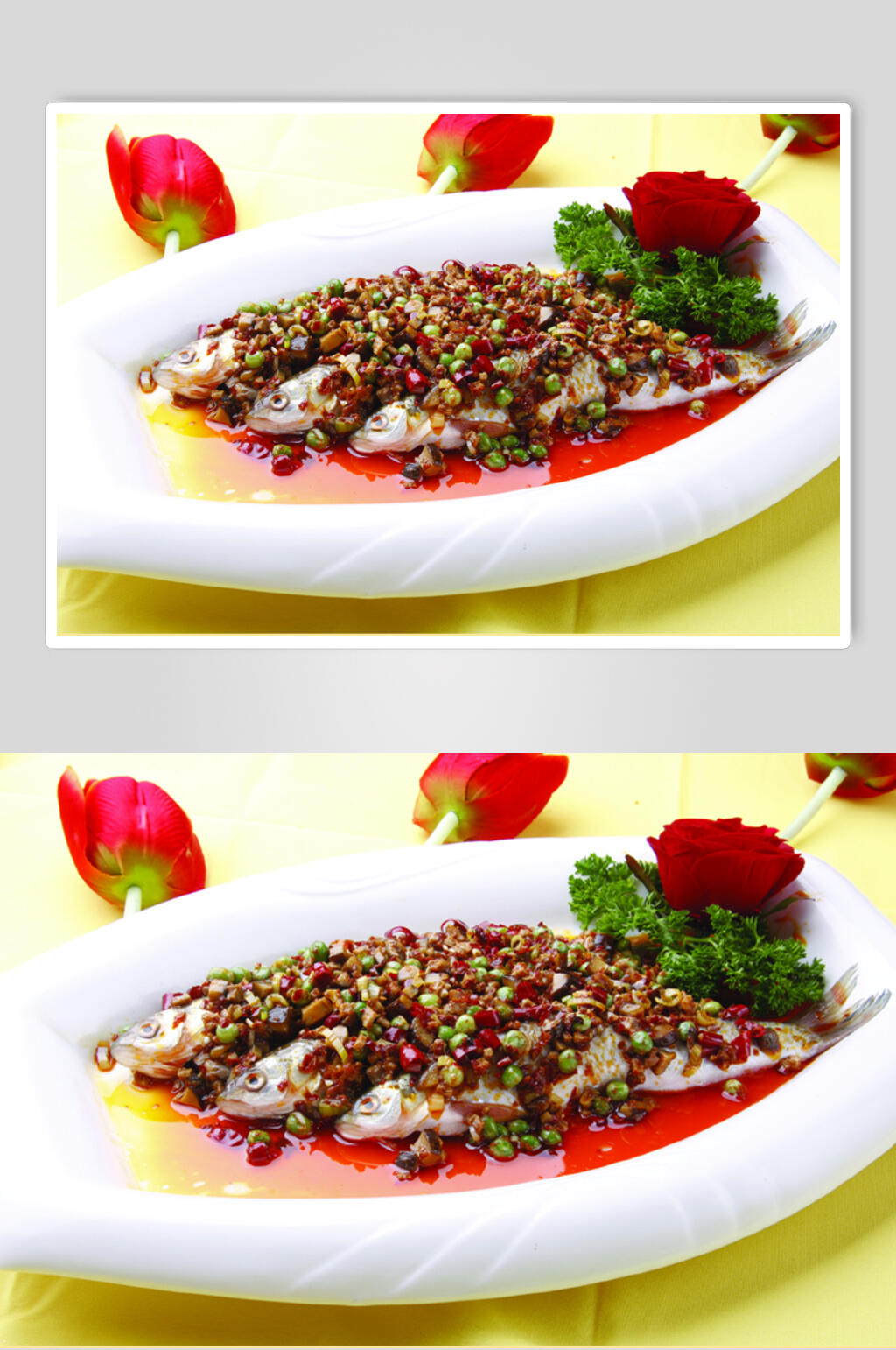 干烧棒棒鱼美食食物图片素材