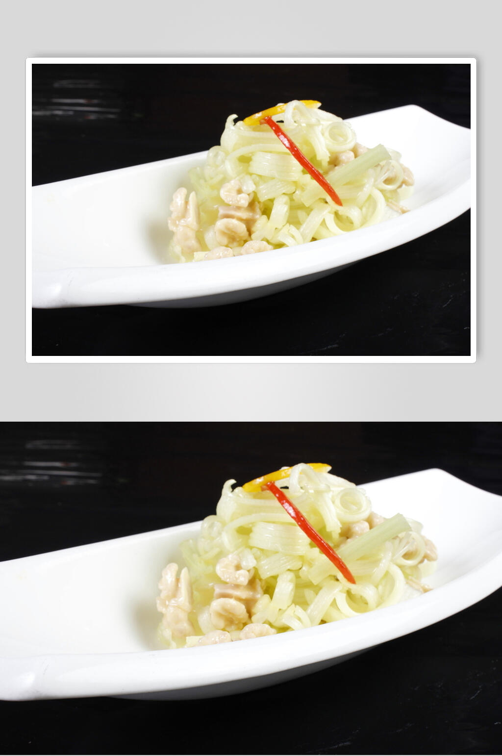桃仁拌马家沟芹菜美食摄影图片素材
