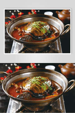 招牌干锅甲鱼美食食品图片
