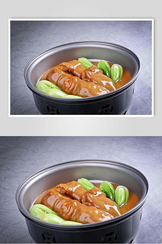 红烧牛掌美食摄影图片
