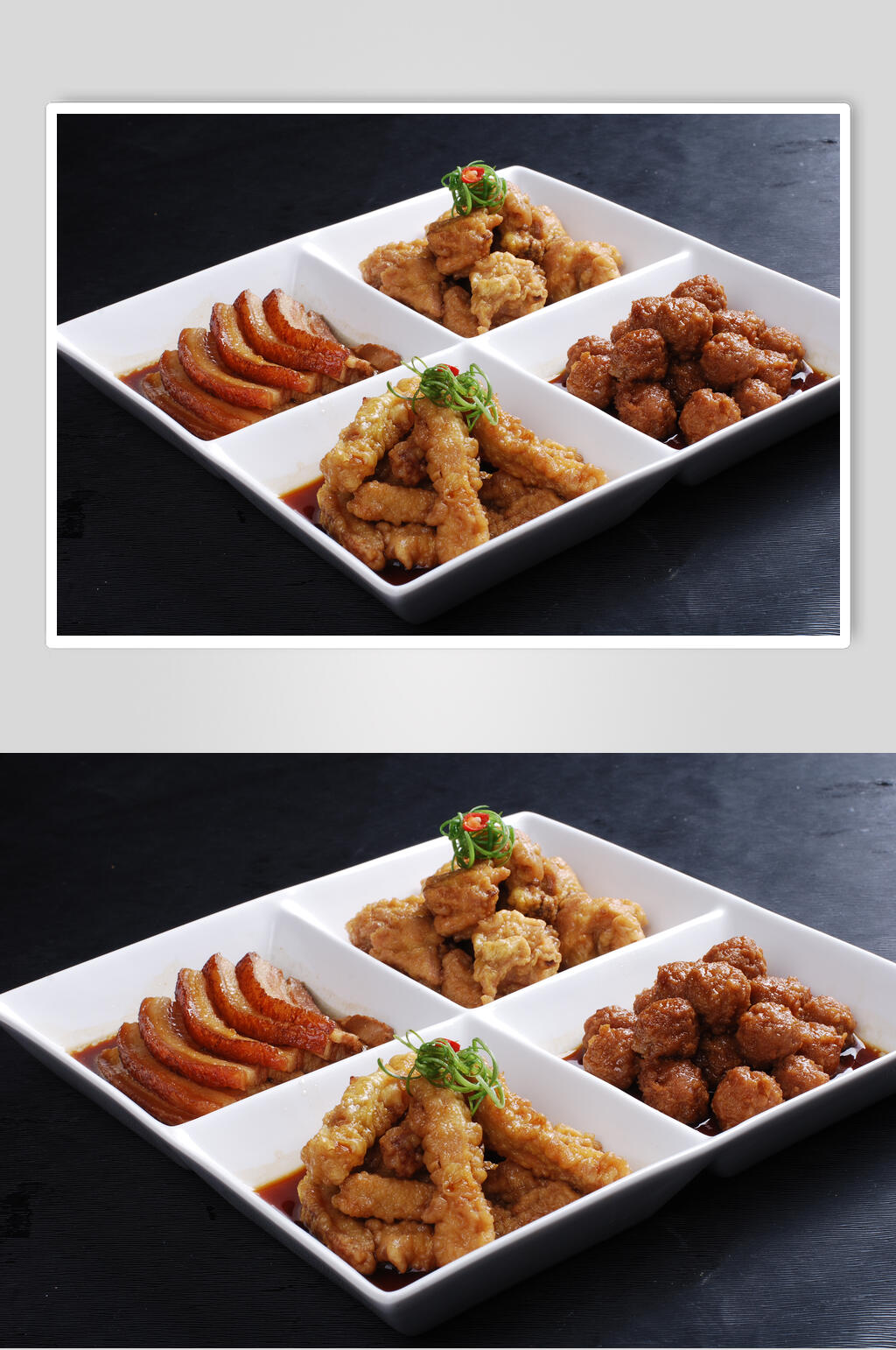 秦味养生四宝餐饮食物图片素材
