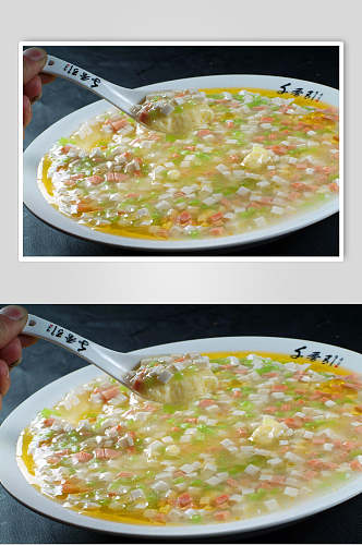 滑蛋豆腐食品图片