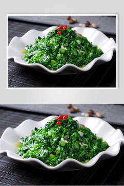 新鲜菌香青菜钵餐饮食品图片