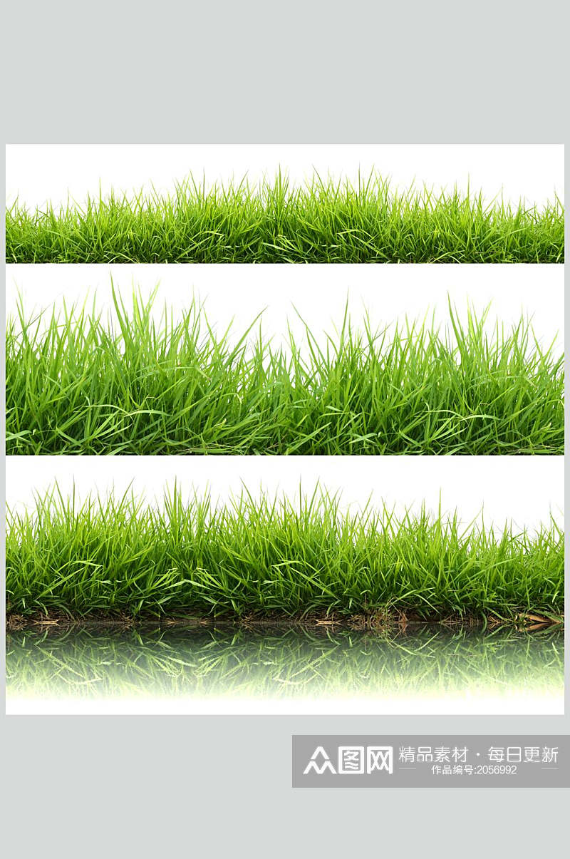 草地草坪图片三联草垫子摄影视觉图素材