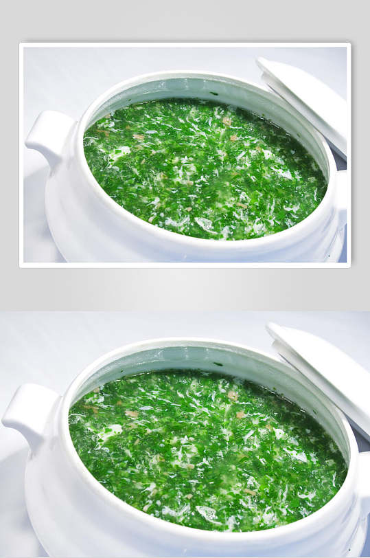太极素菜羹元份美食摄影图片绿色菠菜羹美食摄影图片立即下载雪米紫菜