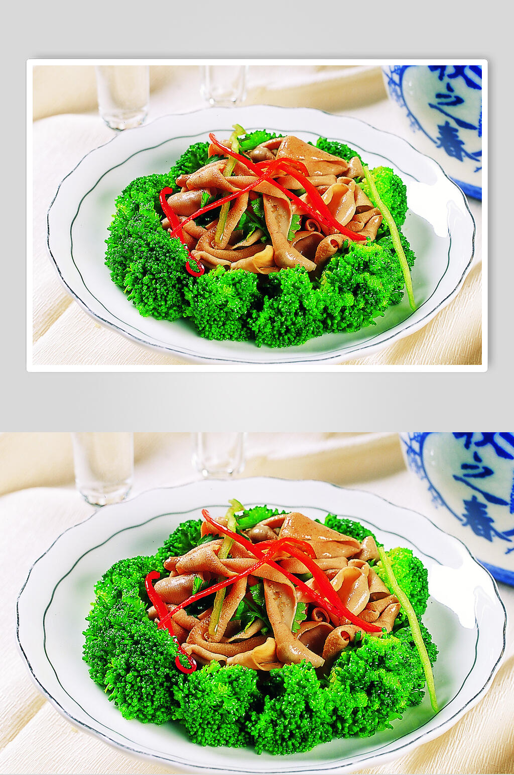 香拌鹅肠美食图片素材