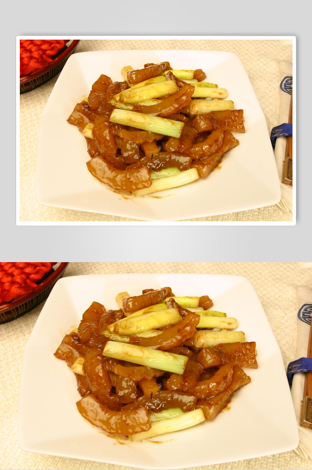 葱烧海参美食图片素材