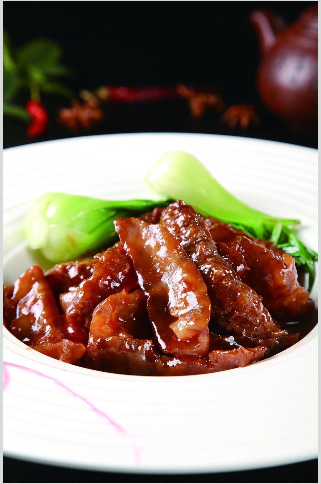 葱烧干烧黄玉参美食食品图片素材