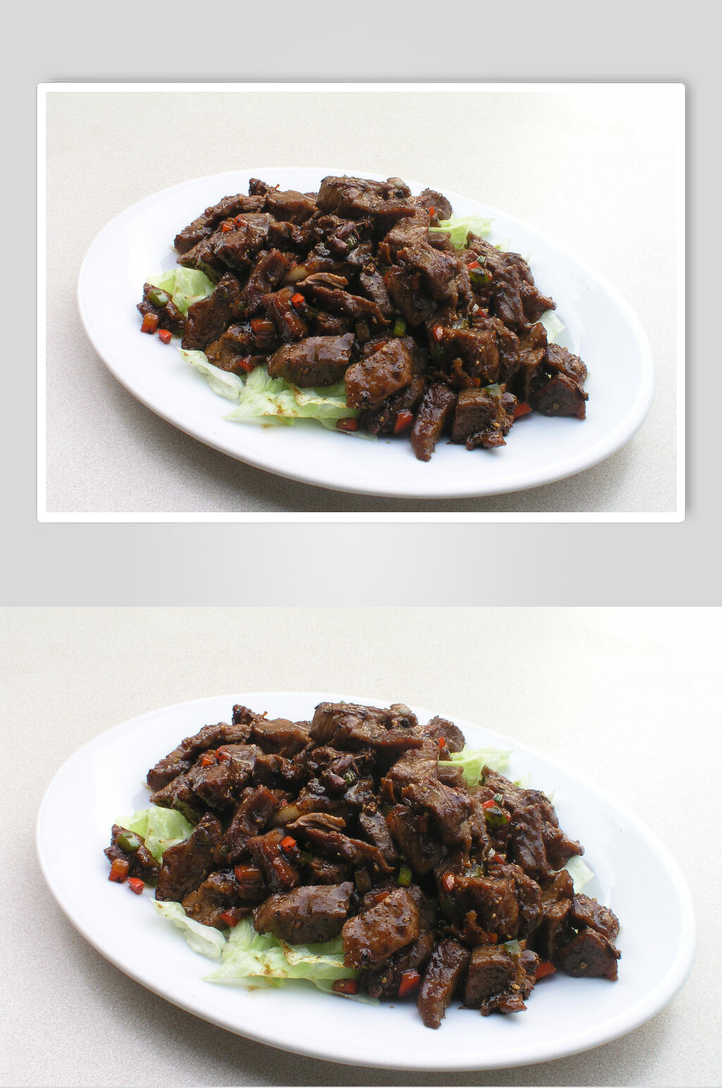 黑椒牛柳粒高清图片素材