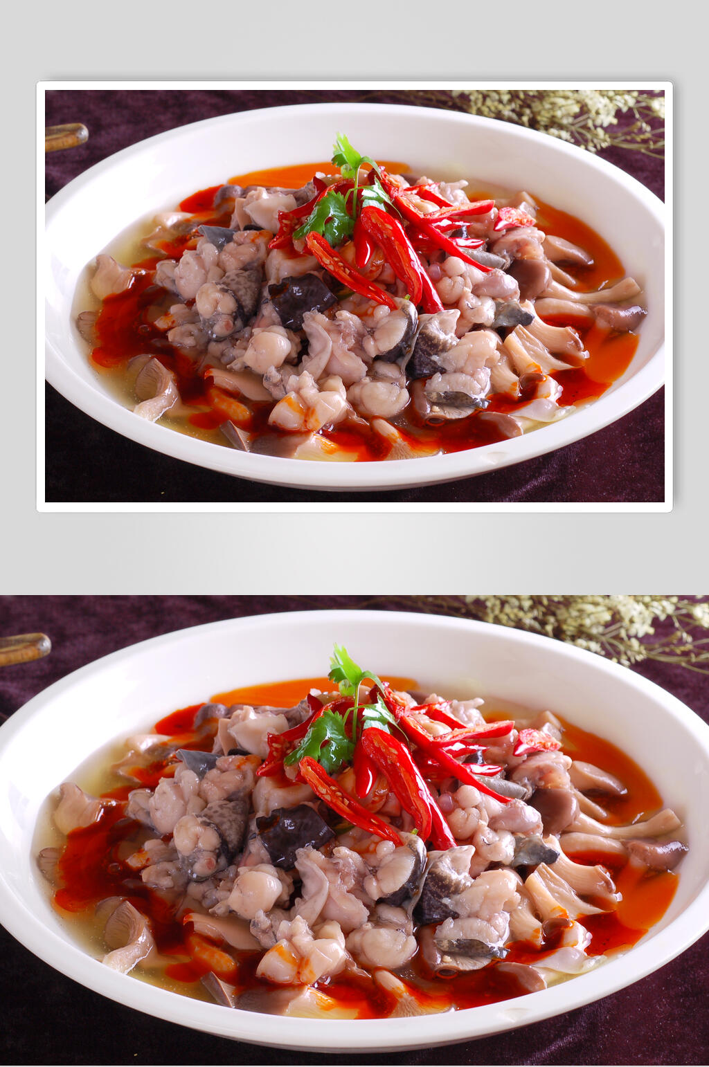 蜀香牛蛙美食摄影图片素材