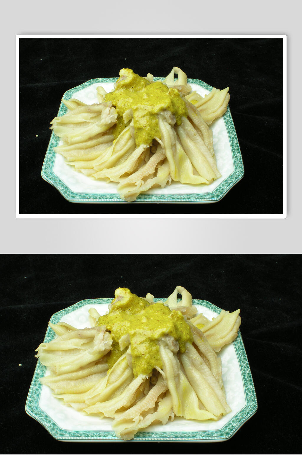 芥茉鸭掌美食摄影图片素材
