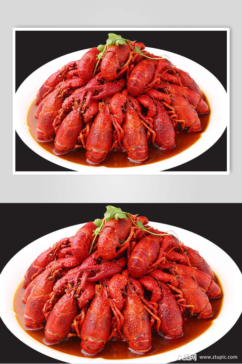 美味海鲜小龙虾美食摄影图片