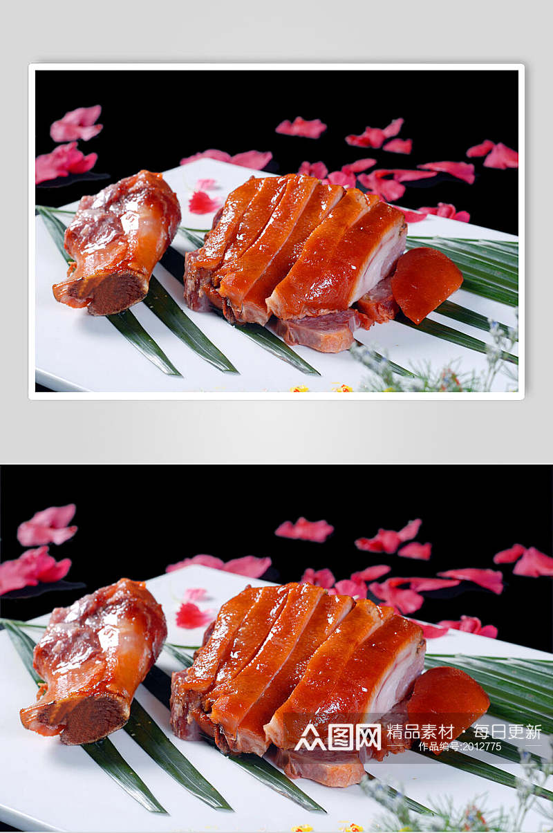 德国咸猪扒食品摄影图片素材