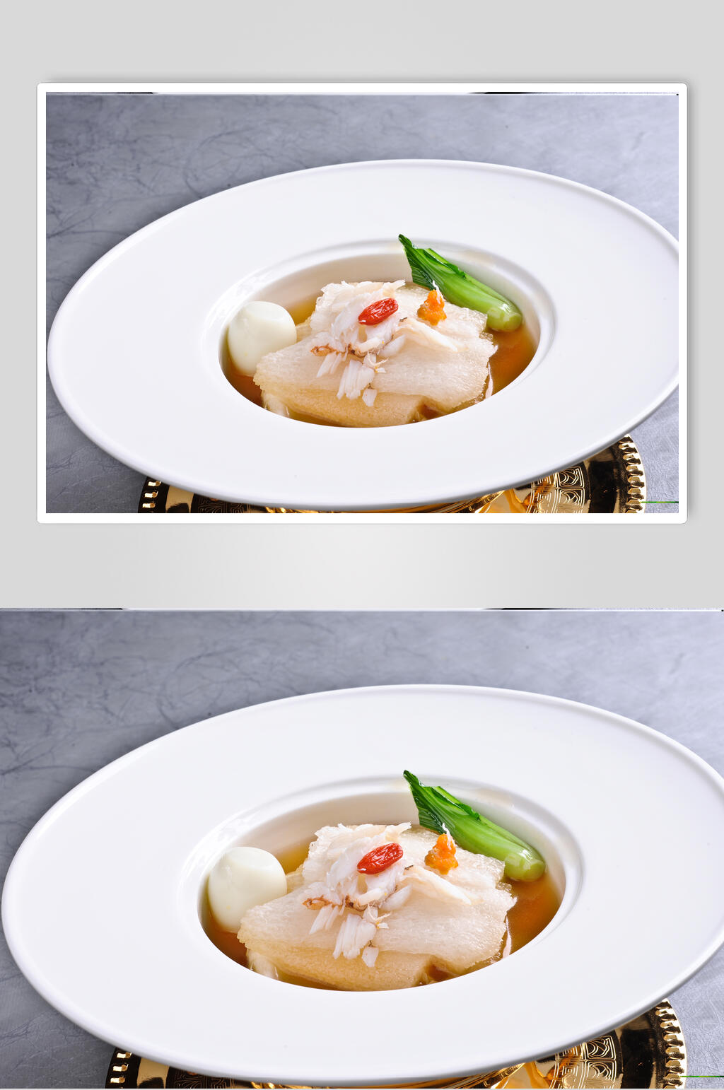 翅汤烩竹笙美食图片素材