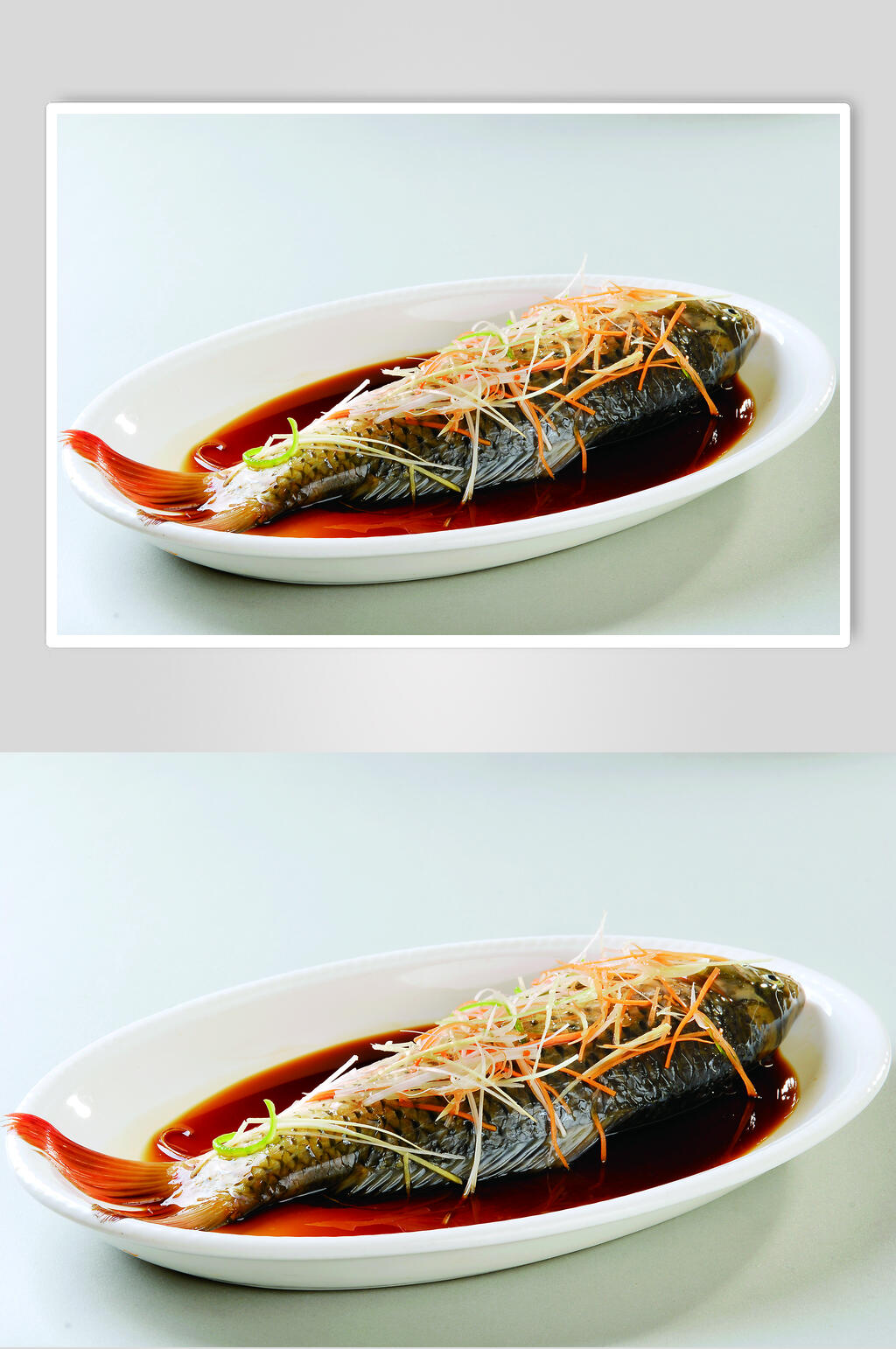 清蒸鲤鱼美食食物图片素材