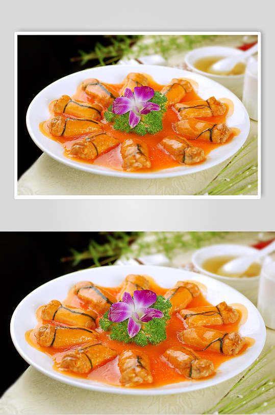 川式口袋豆腐食品摄影图片