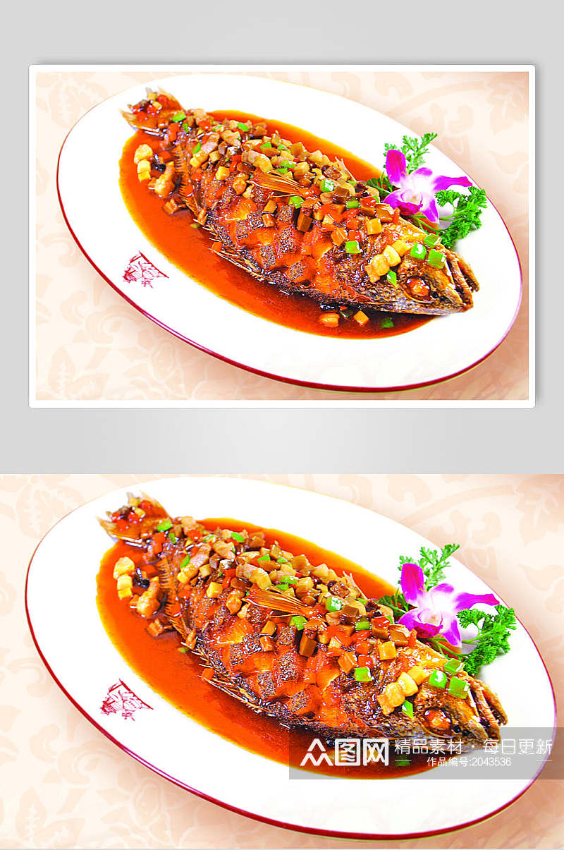 竹荙银鳕鱼餐饮食物图片素材
