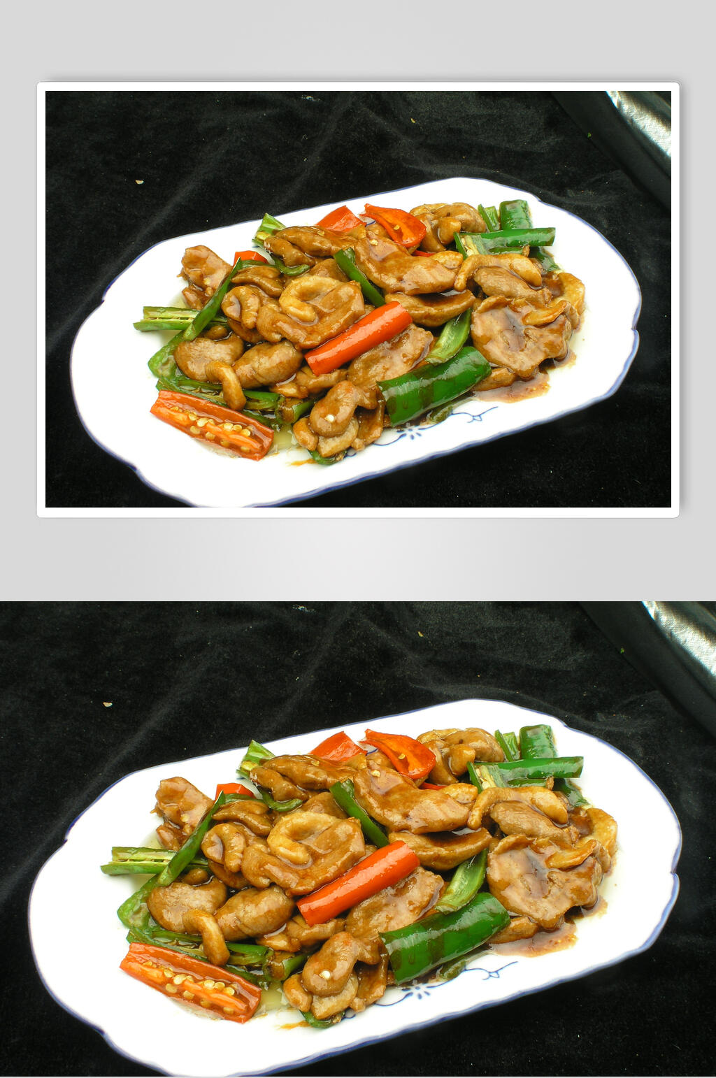 杭椒鸭片美食摄影图片素材